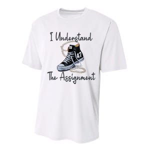 I Understand The Assignment Chucks And Pearls Election 2024 Performance Sprint T-Shirt