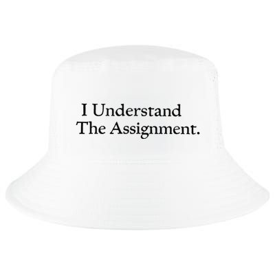 I Understand The Assignment Cool Comfort Performance Bucket Hat