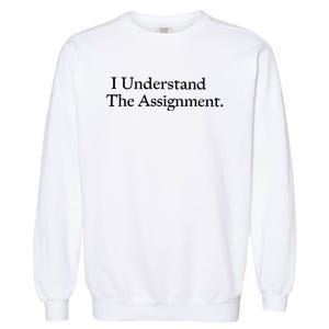 I Understand The Assignment Garment-Dyed Sweatshirt