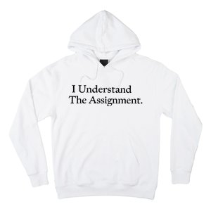 I Understand The Assignment Hoodie