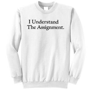 I Understand The Assignment Sweatshirt