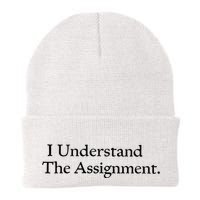 I Understand The Assignment Knit Cap Winter Beanie