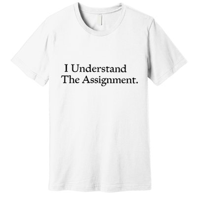 I Understand The Assignment Premium T-Shirt
