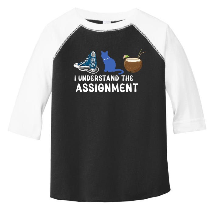 I Understand The Assignment Kamala Harris 2024 Toddler Fine Jersey T-Shirt