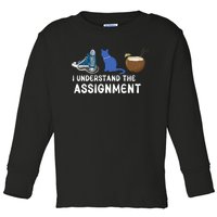 I Understand The Assignment Kamala Harris 2024 Toddler Long Sleeve Shirt