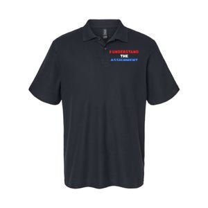 I Understand The Assignment Vote 2024 Democracy Softstyle Adult Sport Polo