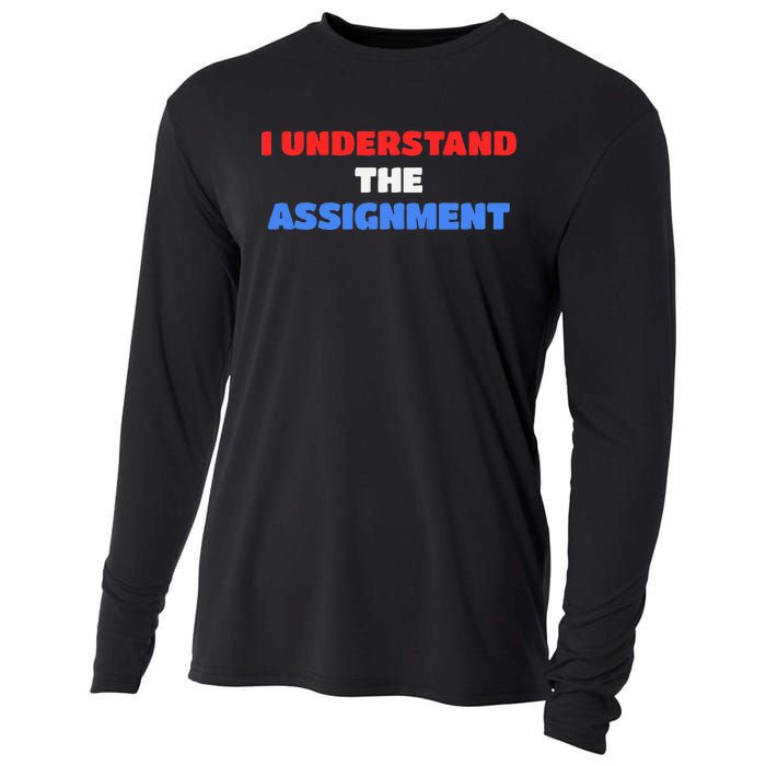 I Understand The Assignment Vote 2024 Democracy Cooling Performance Long Sleeve Crew