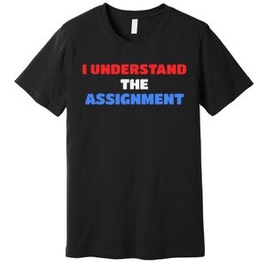 I Understand The Assignment Vote 2024 Democracy Premium T-Shirt