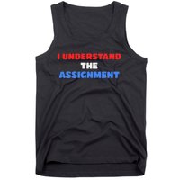 I Understand The Assignment Vote 2024 Democracy Tank Top