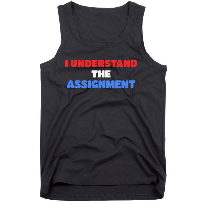 I Understand The Assignment Vote 2024 Democracy Tank Top