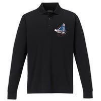 I Understand The Assignment Vote Blue Election 2024 Performance Long Sleeve Polo