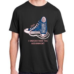 I Understand The Assignment Vote Blue Election 2024 Adult ChromaSoft Performance T-Shirt