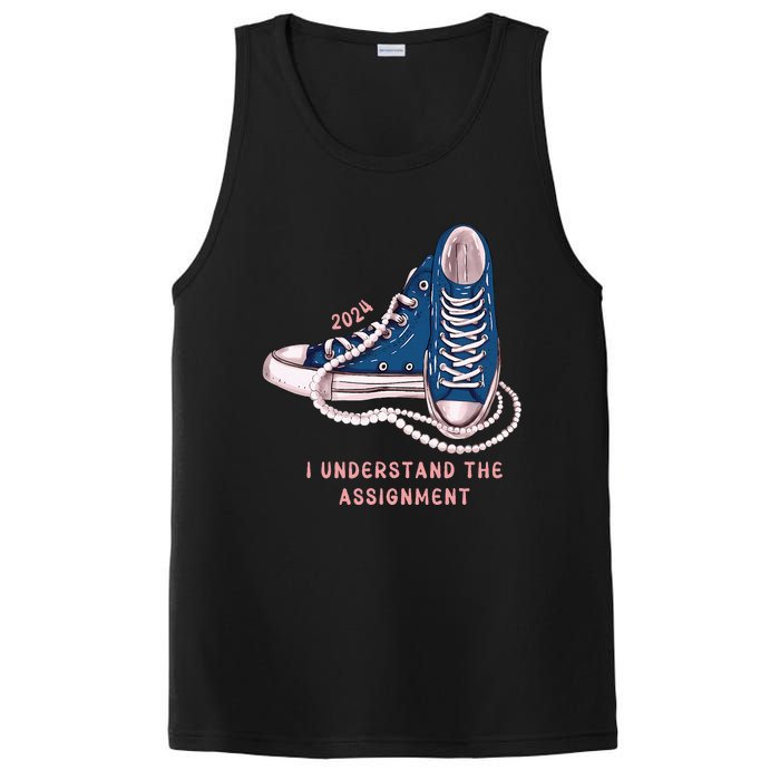 I Understand The Assignment Vote Blue Election 2024 PosiCharge Competitor Tank