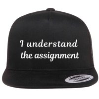 I Understand The Assignment Political Product For Activists Flatbill Hat