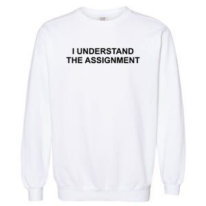 I Understand The Assignment Garment-Dyed Sweatshirt