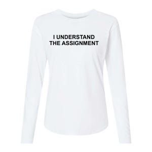 I Understand The Assignment Womens Cotton Relaxed Long Sleeve T-Shirt