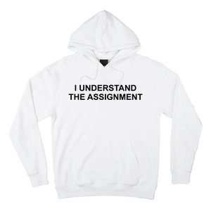 I Understand The Assignment Hoodie