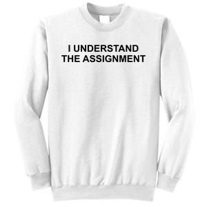 I Understand The Assignment Sweatshirt