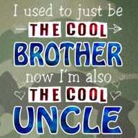 I Used To Just Be The Cool Big Brother Now I'm The Cool Uncle Legacy Tie Dye Trucker Hat