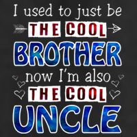 I Used To Just Be The Cool Big Brother Now I'm The Cool Uncle Garment-Dyed Fleece Hoodie