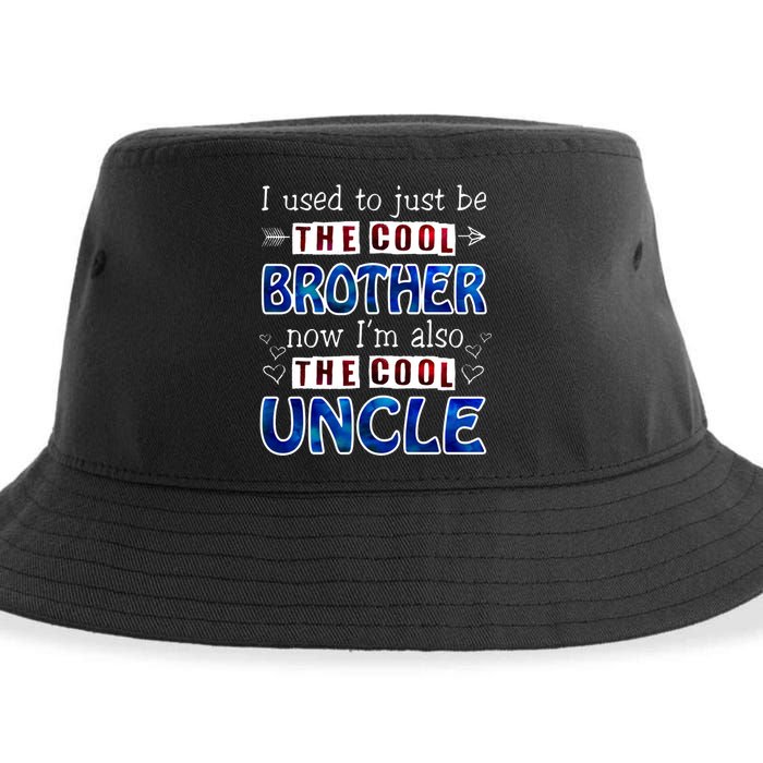 I Used To Just Be The Cool Big Brother Now I'm The Cool Uncle Sustainable Bucket Hat