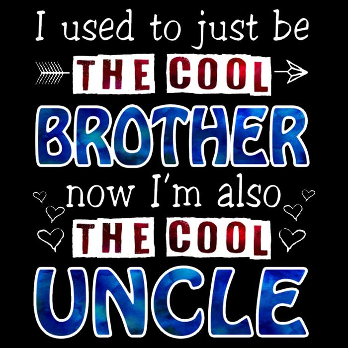 I Used To Just Be The Cool Big Brother Now I'm The Cool Uncle 16 in Basic Backpack