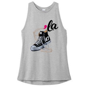 I Understand The Assignment Chucks And Pearls Election 2024 Ladies PosiCharge Tri-Blend Wicking Tank