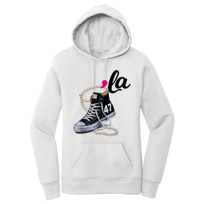 I Understand The Assignment Chucks And Pearls Election 2024 Women's Pullover Hoodie