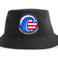 I Understand The Assignment Pro Democrat Harris Walz Sustainable Bucket Hat