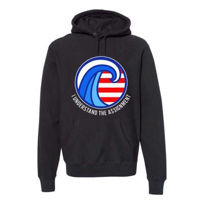 I Understand The Assignment Pro Democrat Harris Walz Premium Hoodie