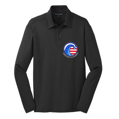 I Understand The Assignment Pro Democrat Harris Walz Silk Touch Performance Long Sleeve Polo