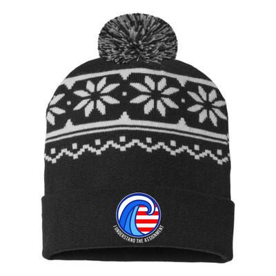 I Understand The Assignment Pro Democrat Harris Walz USA-Made Snowflake Beanie