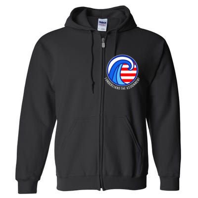 I Understand The Assignment Pro Democrat Harris Walz Full Zip Hoodie