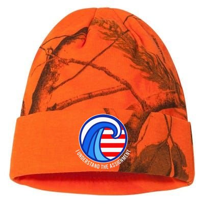 I Understand The Assignment Pro Democrat Harris Walz Kati Licensed 12" Camo Beanie