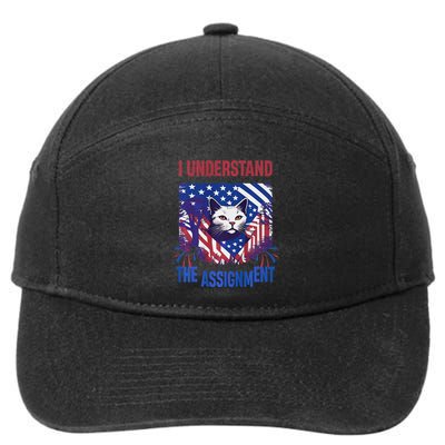 I Understand The Assignment Meme 7-Panel Snapback Hat