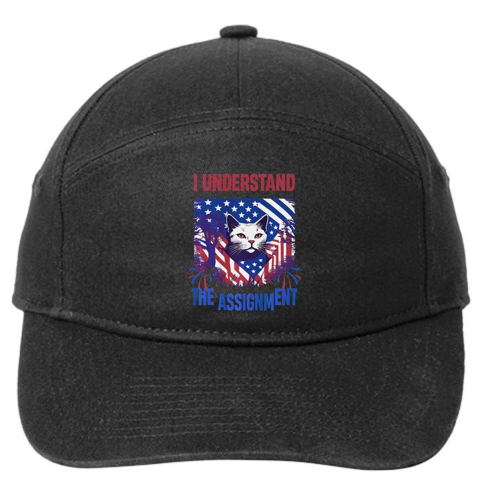 I Understand The Assignment Meme 7-Panel Snapback Hat