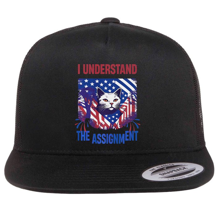 I Understand The Assignment Meme Flat Bill Trucker Hat
