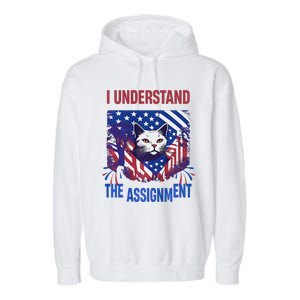 I Understand The Assignment Meme Garment-Dyed Fleece Hoodie