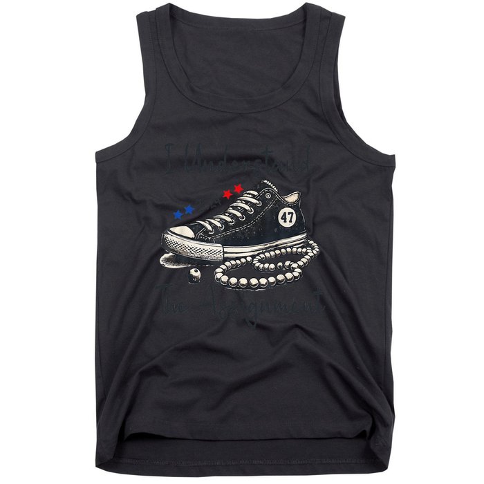 I Understand The Assignment Chucks And Pearls Election 2024 Gift Tank Top