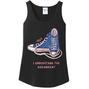 I Understand The Assignment Kamala Harris 2024 Election Ladies Essential Tank