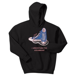 I Understand The Assignment Kamala Harris 2024 Election Kids Hoodie