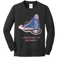 I Understand The Assignment Kamala Harris 2024 Election Kids Long Sleeve Shirt