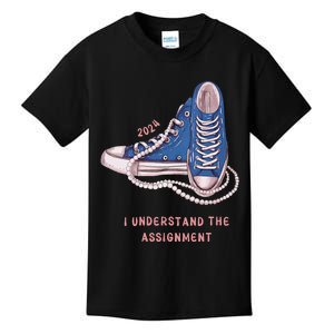 I Understand The Assignment Kamala Harris 2024 Election Kids T-Shirt