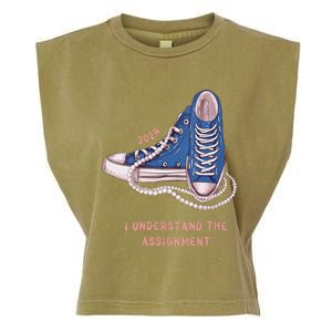 I Understand The Assignment Kamala Harris 2024 Election Garment-Dyed Women's Muscle Tee