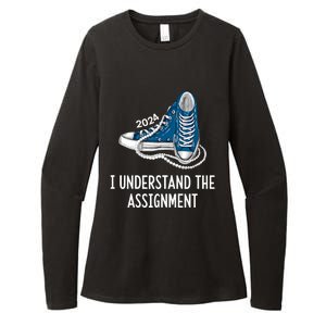 I Understand The Assignment Sneakers And Pearls Kamala 2024 Womens CVC Long Sleeve Shirt