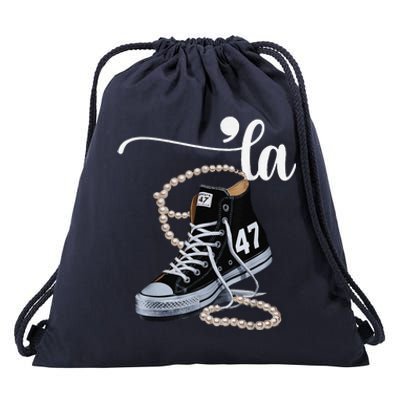 I Understand The Assignment Chucks And Pearls Election 2024 Drawstring Bag