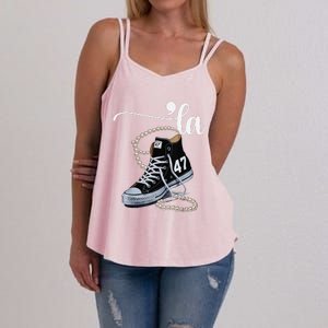 I Understand The Assignment Chucks And Pearls Election 2024 Women's Strappy Tank