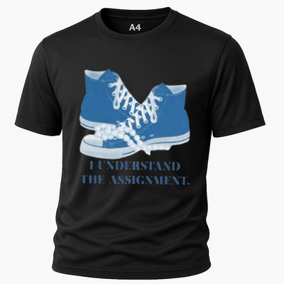 I Understand The Assignment Veterans For Kamala Cooling Performance Crew T-Shirt