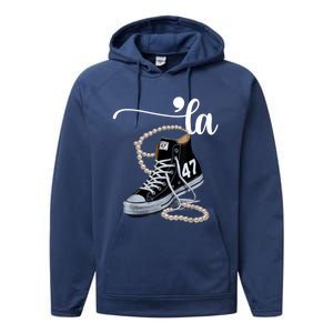 I Understand The Assignment Chucks And Pearls Election 2024 Harris Waltz 2024 Performance Fleece Hoodie