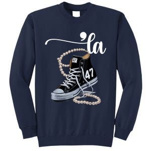 I Understand The Assignment Chucks And Pearls Election 2024 Harris Waltz 2024 Tall Sweatshirt